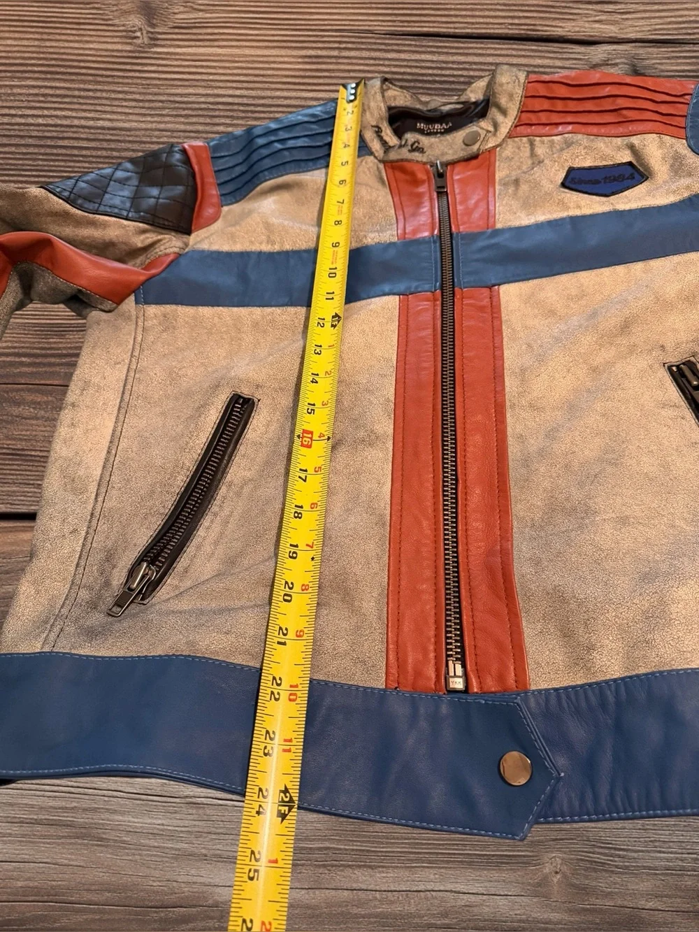 Muubaa Racing Moto Jacket Size L - Picture 14 of 16